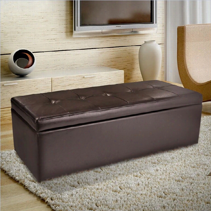 Trent Home Amy Storage Ottiman In Brown
