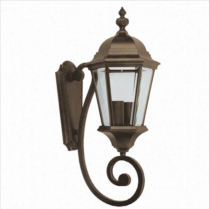 Yosemite Home Decor Brielle 2 Lights Exterior Lights Wall Mount In Brown