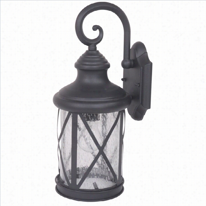 Yosemite Home Decor Mahony Medium 1 Light Exterior In Black