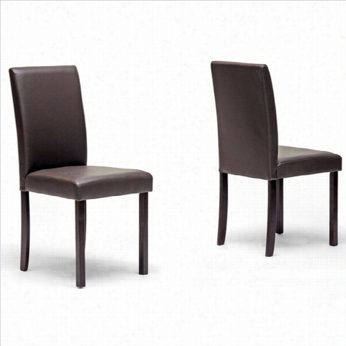 Baxton Studio Susan Dining Chair In Brown