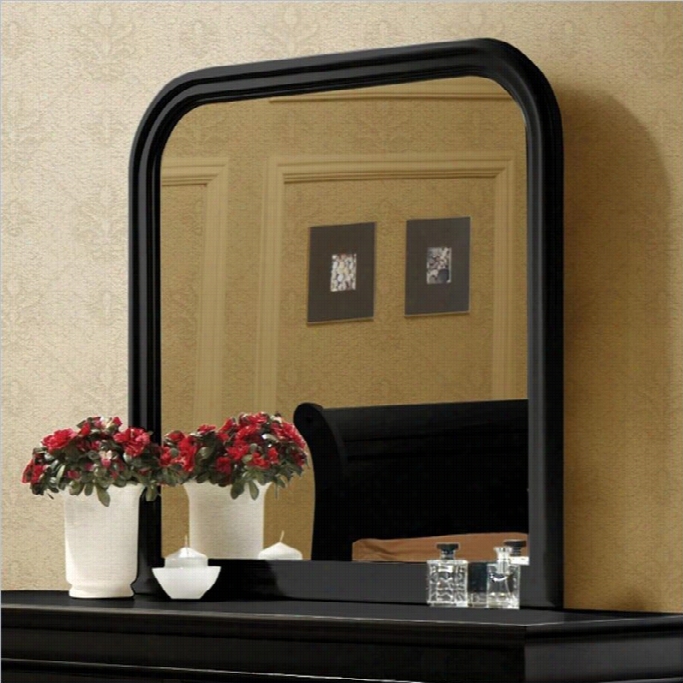 Coaster Oui Sphilippe Vertical Mirror In Black