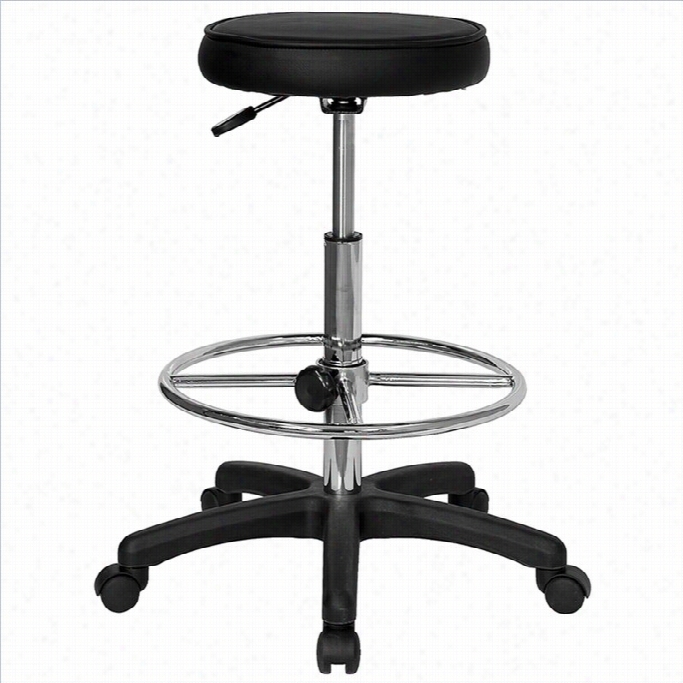 Flash Furniture Backless Drafting Chair With Adjustable Foot Ring