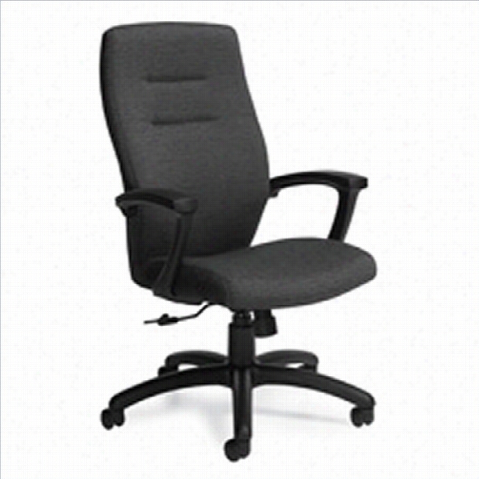 Global Synopsis High Back Tilter Ofifce Chair In Black Coal