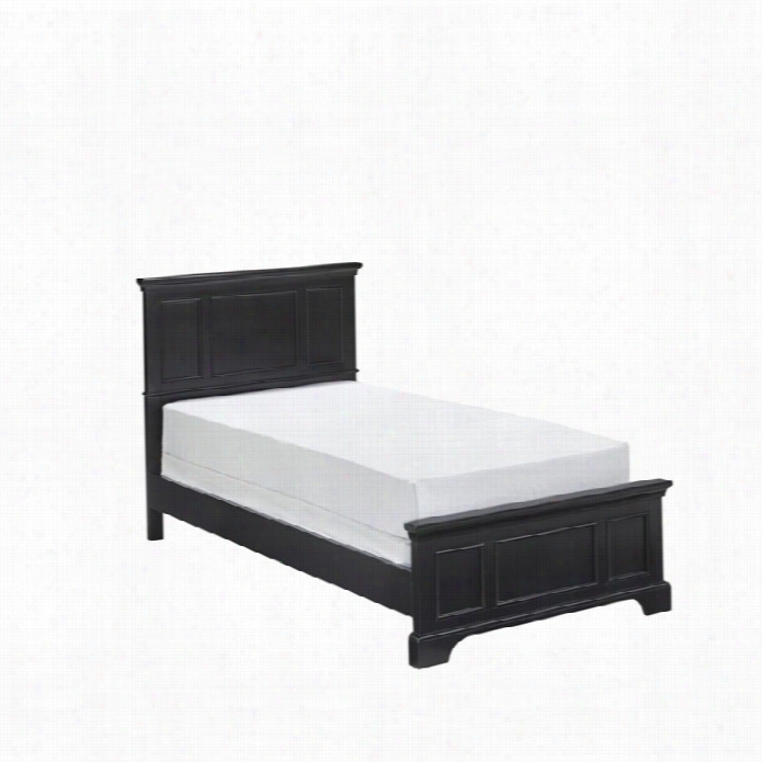 Home Styles Bedford Twin In Black