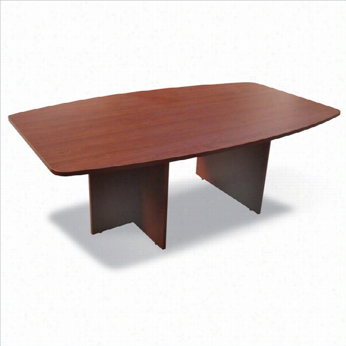 Jesper Charge 100 Collection Boat Shaped Meeting Table In Cherry