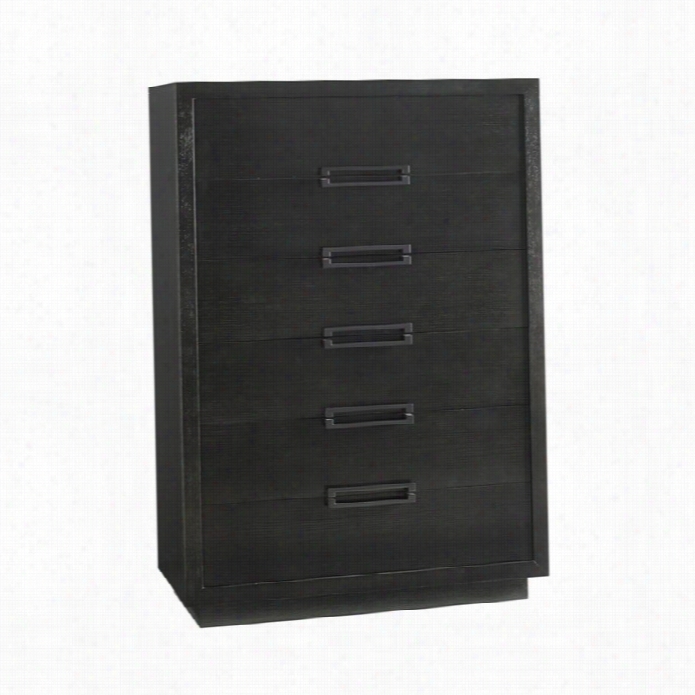 Lexington Carfera Arnage 6 Drawer Wood Chest In Carbon Gray