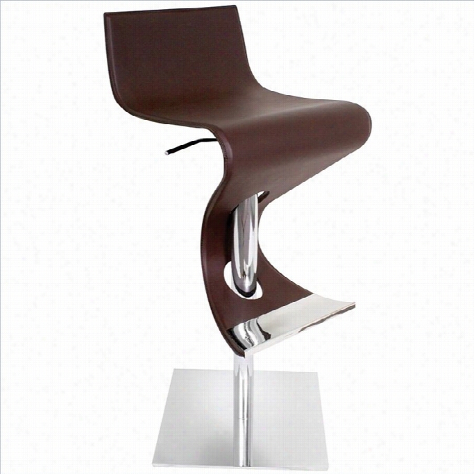 Lumisource Viva 24-41 Bar Stool In Brown