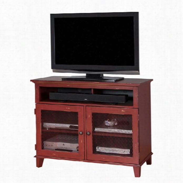 Martin Furniture Sorreto 40 Tv Console In Red