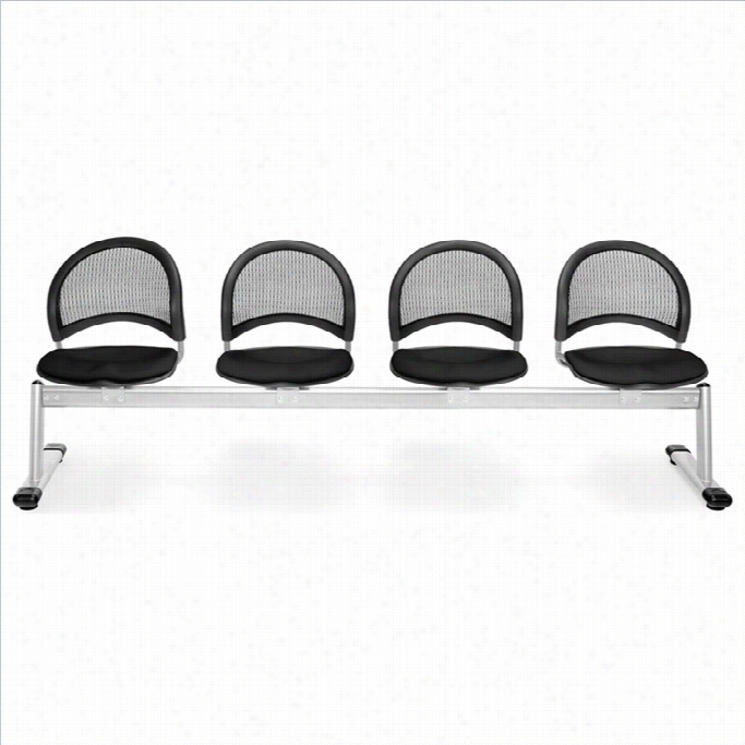 Ofm Moon 4 Beam Seating With Seats In Black