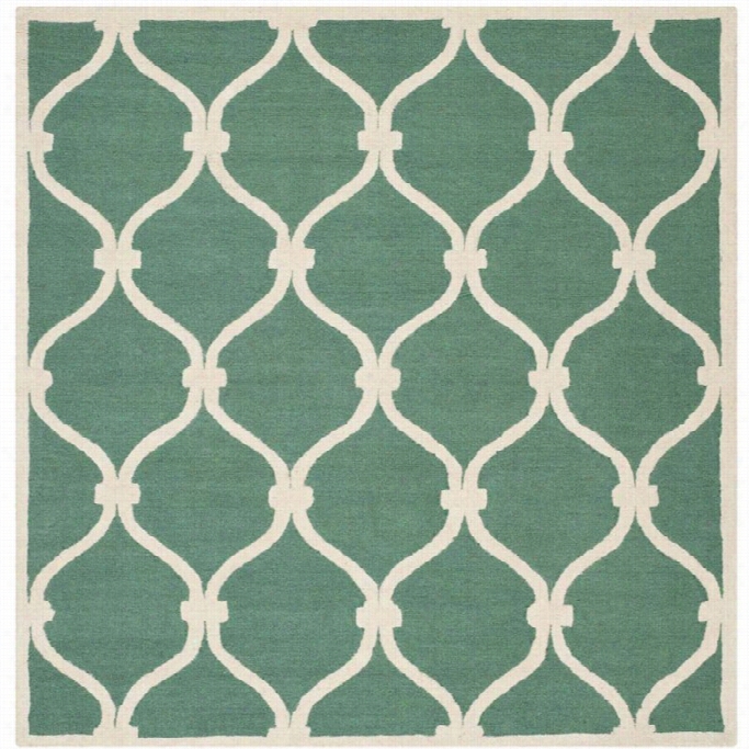 Safavieh Cambridge Teal Transitional Rug - Square 8'