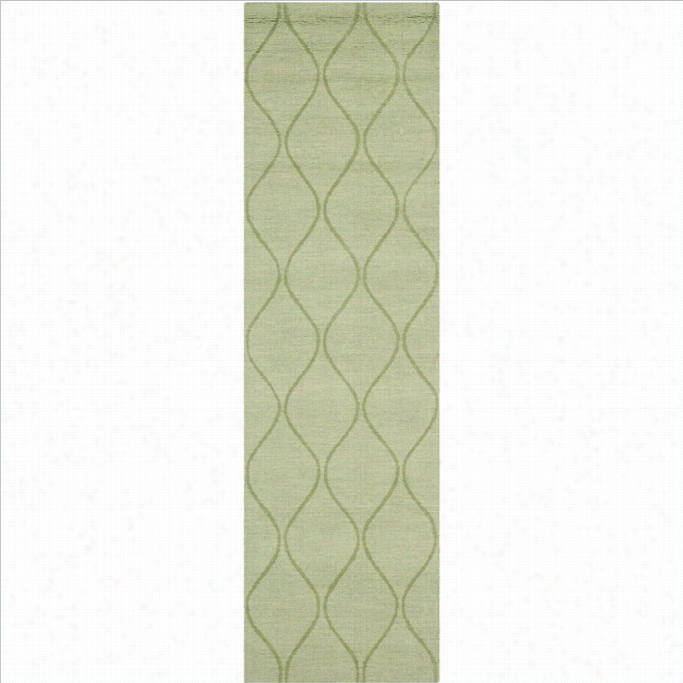 Safavieh Im Pressions Runner Rug In Green