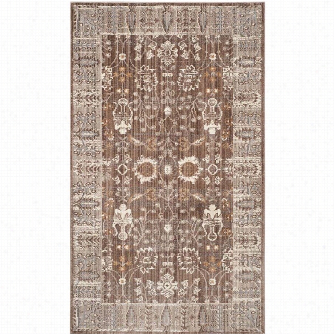 Safavieh Valencia Brrown Traditional Rug - 3' X 5'