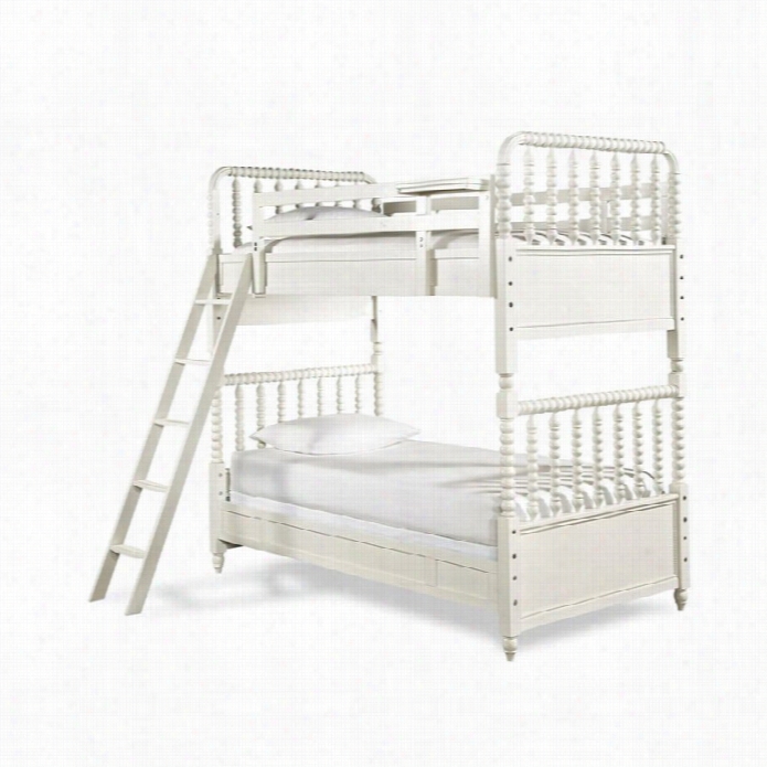 Smartstuff Bellamy Buk B Ed Twin Over Twin In Daisy White