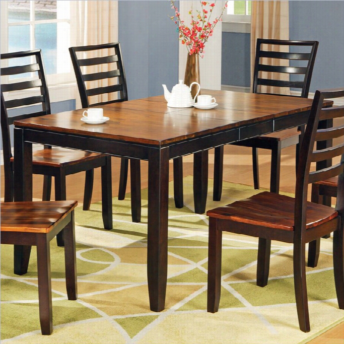 Steve Silver Company Abaco Rectangular Casual Dining Table In Acacia