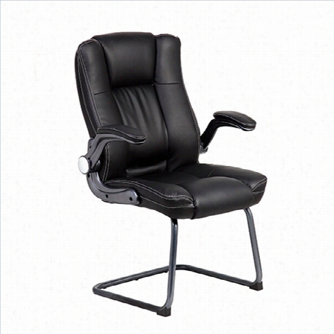 Techni Mobil Medium Back Manager Vis Itor Odfice Chair In Black