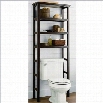 Jeco Space Saver Over the Toilet Rack in Brown