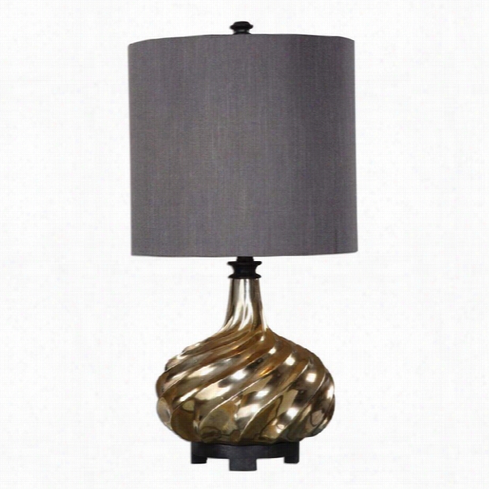 Uttermosy Cotati Metallic Ant Ique Gold Lamp