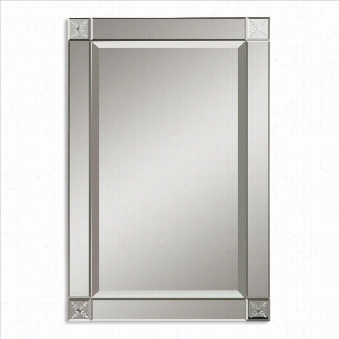 Uttermost Emberlynn Frameless Etched Evel Miror