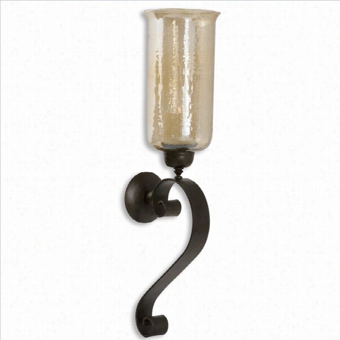 Uttermost Joselyn Candle Wall Sconce In Antiqued Bronzee