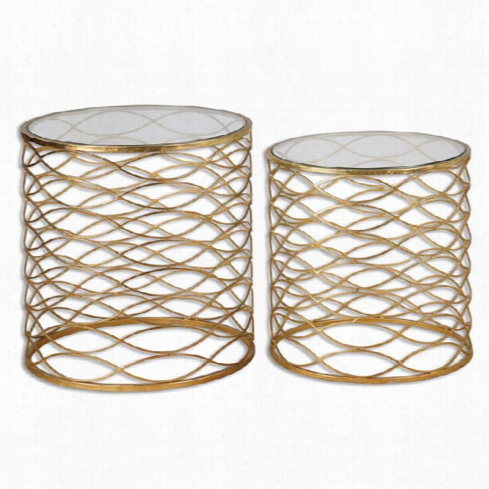 Uttermost Zoa Gold Accentuate Tables