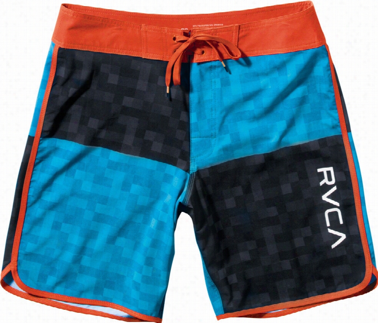 Rvca Distressed Pixels Boardshortts