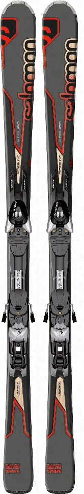 Salomon Enduro R Xt 750 Skis Dismal/red W/ Z10 Bindings