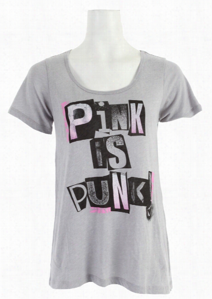 Volcom Pink Is Punk Boyfriend T-shirt