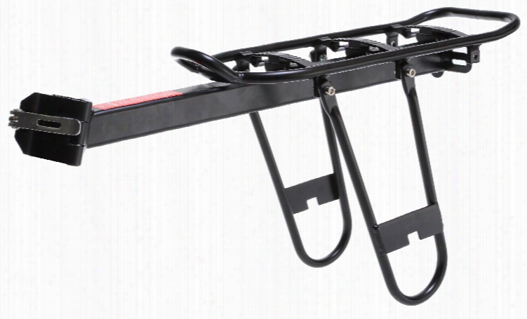 Framed Alloy Seat Post Bike Rack Black