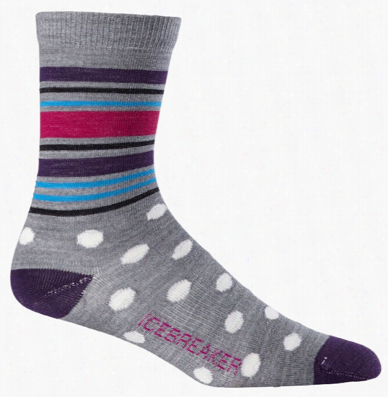 Icebreaker Lifestyle 3/4 Crew Spots Ultralight Socks