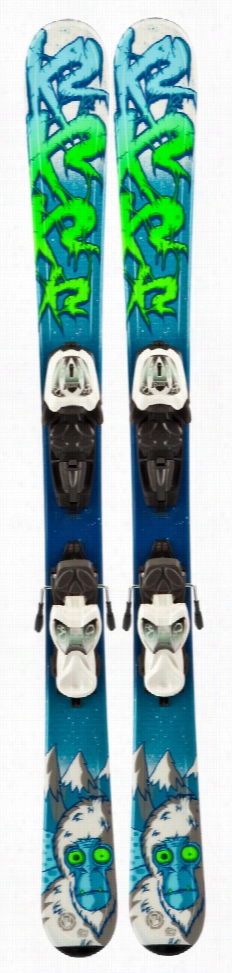 K2 Indy Skis W/ Marker Fastrak2 7.0 Bindings