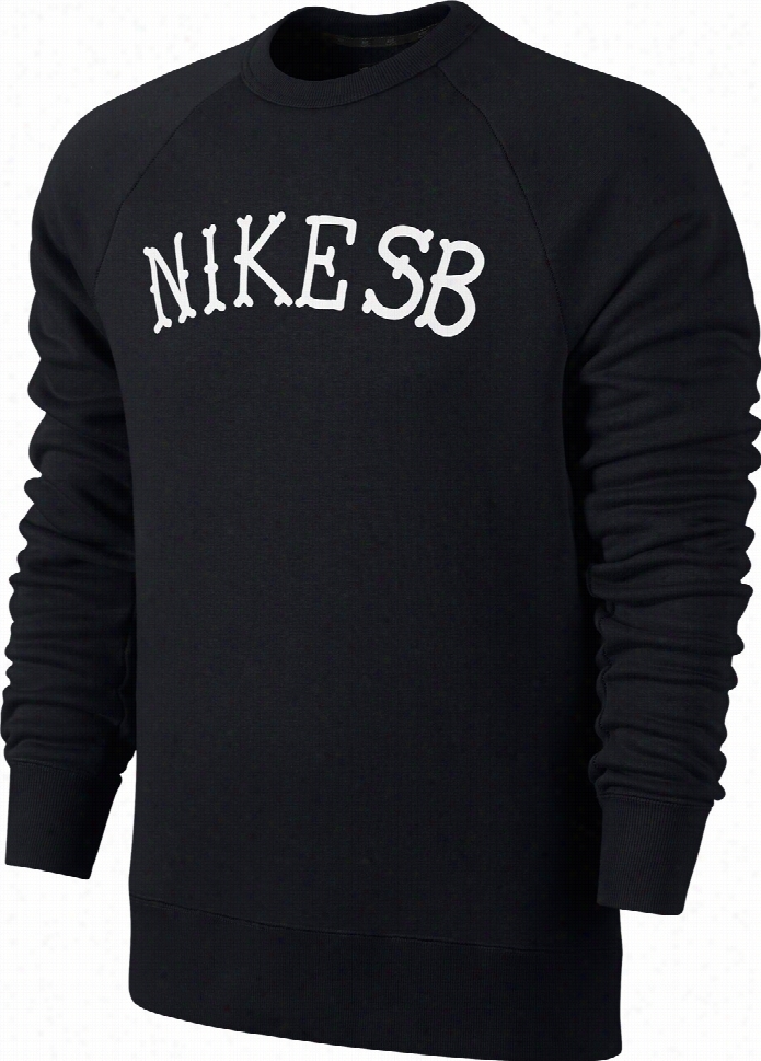 Nike Sb Icon Graphic Cr Ew 2 Sweatshirt Black/hite