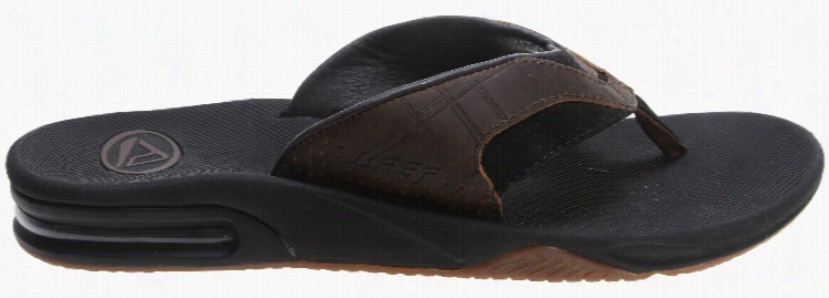 Reef Leather Fanning Sandals