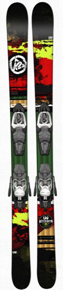 K2 Shreditoor 85 Jr Skis W/ Marker Fsatrak2 7 Bindings