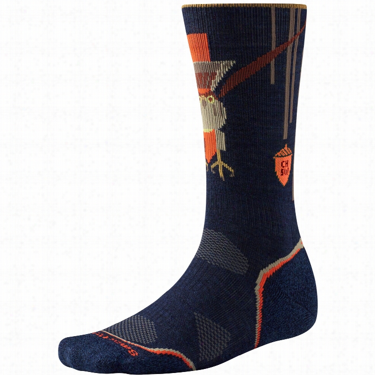 Smartwool Phd Outdoor Light Crew:charley Harper Natl Pk Pstr Canyon Cty Socks