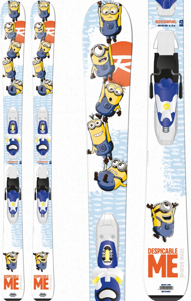 Rossignol Minions Skis W/ Kidd-x 45 Bindings