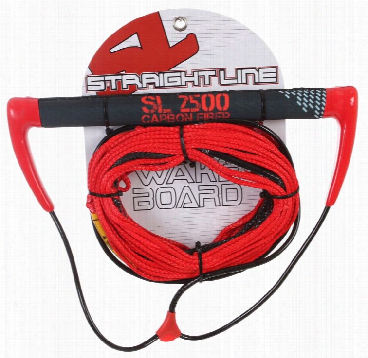 Straight Line 2500 Carbonhandle W/ Dyneema Line Combo