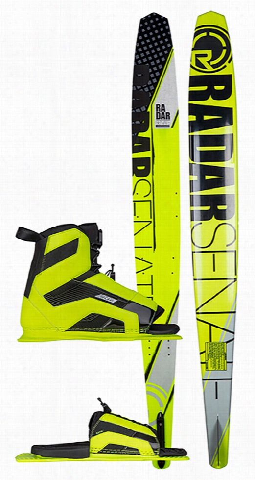 Radar Alloy Senate Slalom Ski W/ Vector/artp Standard Bindings