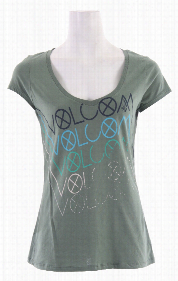 Volcom Spray And  Repeat Organic Scoop V T-shirt