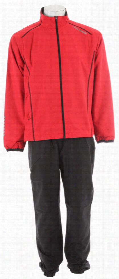 Helly Hansen Winter Instruction Set Jerkin/pant Set Red/black