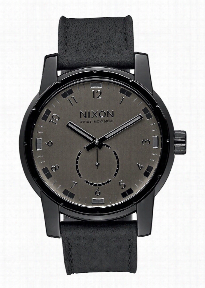 Nixon Patriot Leather Watc H