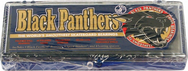 Shortys Black Panthers Abec-5 Skateboardb Earings