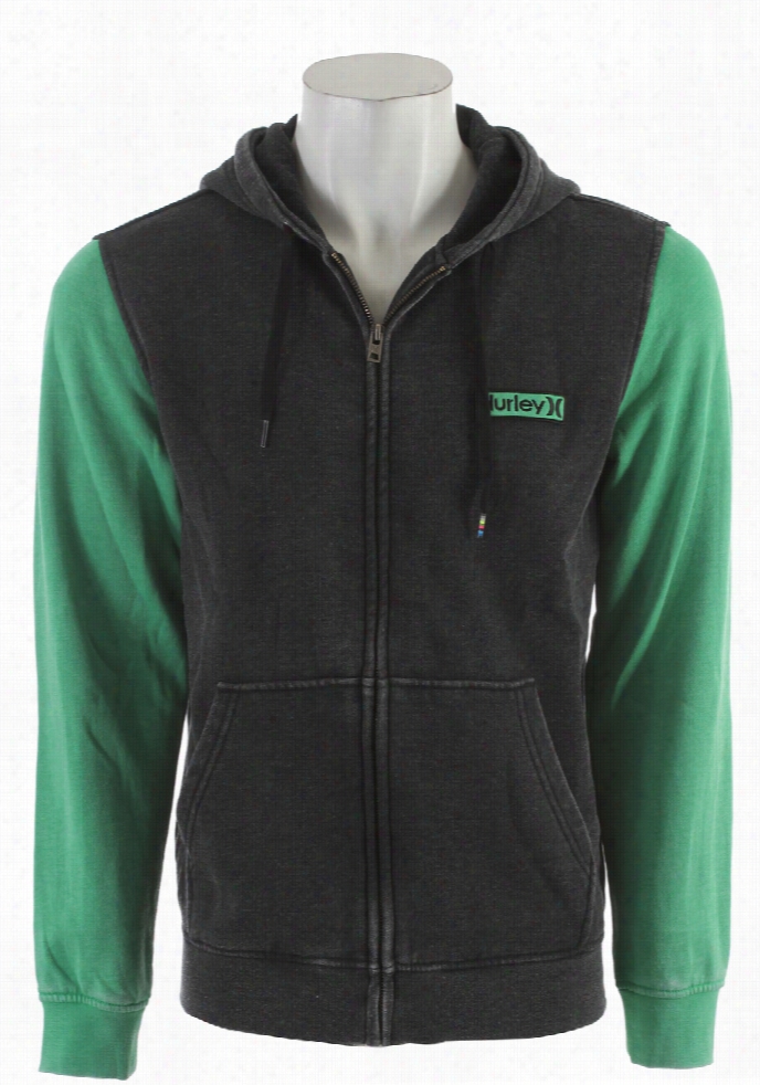 Hurley Burnout Zip Up Hoodie