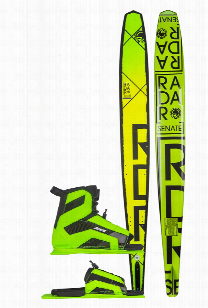 Radar Allyo Senate Waterskis W/ Verde Vector/artp Bindings