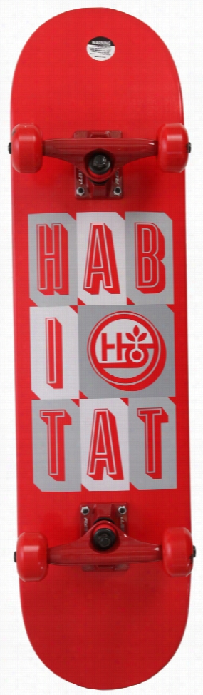 Habitat Headline Stacked Lg Skateboard Complete