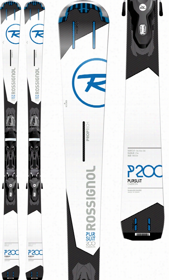 Rossignol Pursuit 200 Skis W/ Xelium 101 Bindings