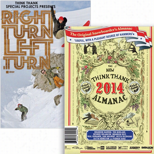 Think Thank Almanac/right Opportune Deed Left Turn Snowboard Dvd/bl U-ray