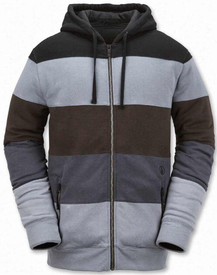 Volcom Staggered Insulated Dwr Fleece Hoodie