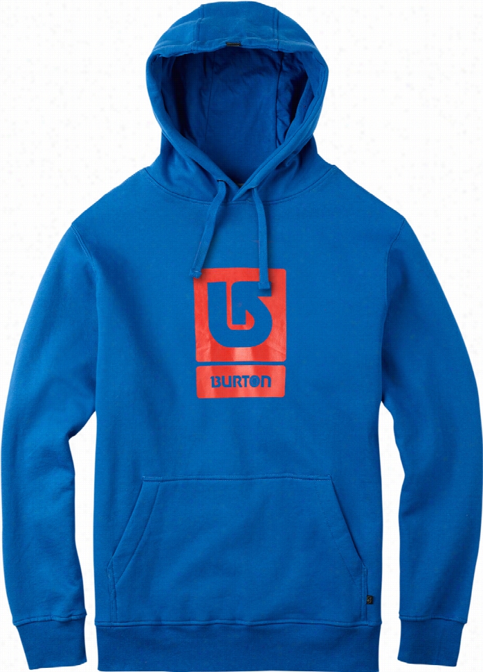 Burton Logo Vertiical Fill  Pullover Hoodie