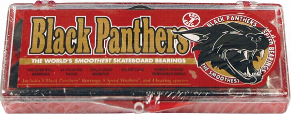 Shortys Black Panthers Abec-7 Sktaeboard Bearings