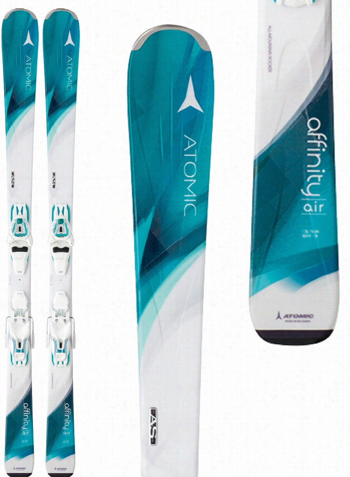 Atomic Affinity Air Womens Skis 152 W/ Lithium 10 Bindings